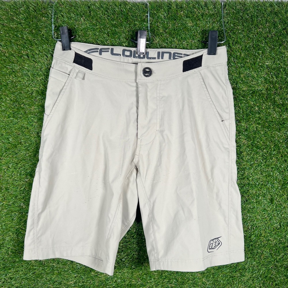 Troy Lee Designs Flowline‎ MTB Shorts Mens 28 Tan Beige Mountain Bike Cycling
